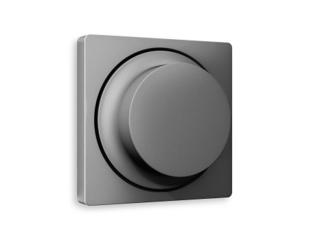 Лицевая панель ALFA (Антрацит серый) для светорегулятора универсального QUANT AP6555