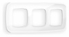 Рамка OMEGA Coint (Белый Стекло органическое) 3-ая OF640103
