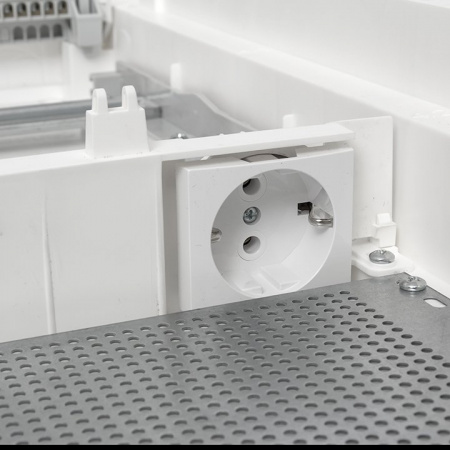 EKF PROxima Nova Основание комбинир. щита (2 DIN-рейки + 2 монт. платы) 48 модулей IP40