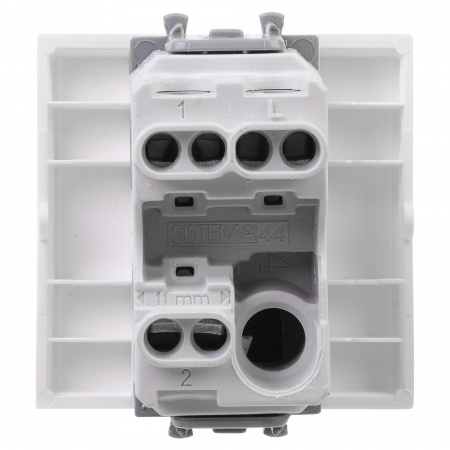 DKC Avanti Белое облако Переключатель 16А 2 модуля