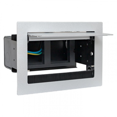 EKF PROxima Встраиваемый настольный лючок, 4 модуля, C-Line