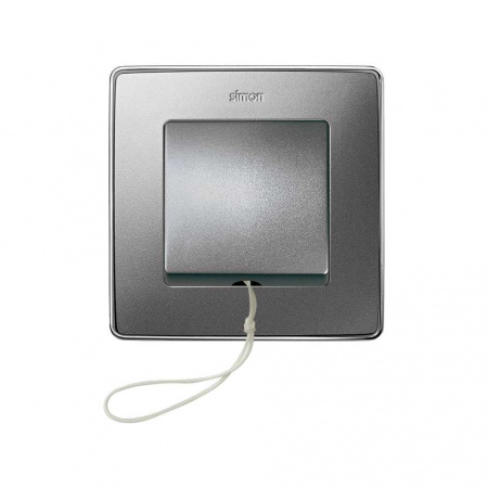 Simon 82 Detail Алюминий Накладка на шнуровой выкл., кабельный вывод