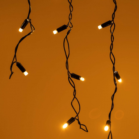 Arlight Светодиодная гирлянда ARD-EDGE-CLASSIC-2400x600-BLACK-88LED-FLASH Warm/Warm (230V, 6W) (Ardecoled, IP65)