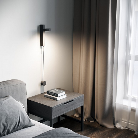 Настенный светодиодный светильник Orco LED с диммером 40112/LED графит Elektrostandard Orco a066404