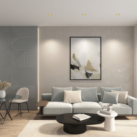 DK3026-BG Встраиваемый светильник, IP 20, 10 Вт, GU5.3, LED, черный/золотой, пластик