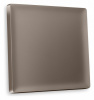 Лицевая панель ALFA (Темная бронза матовый) для 1-клавишных выключателей QUANT AP6310