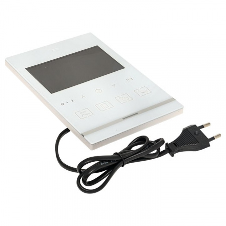 Видеодомофон IPV-01 бел. 4''TFT 4пр. 2 канала IP20 EKF