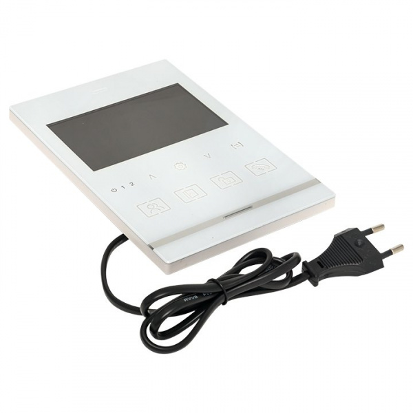 Видеодомофон IPV-01 бел. 4''TFT 4пр. 2 канала IP20 EKF Видеодомофон IPV-01 бел. 4''TFT 4пр. 2 канала IP20 EKF