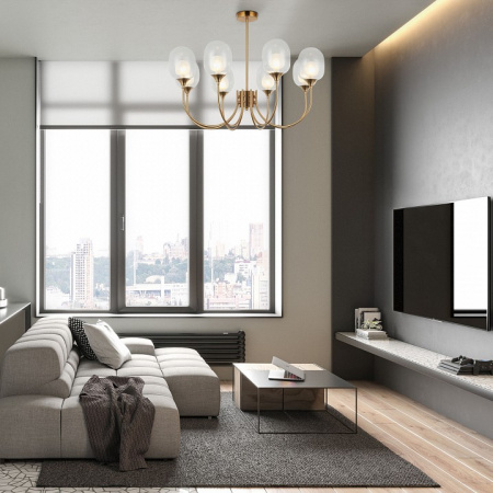 Подвесной светильник 70217/8 латунь Eurosvet Spritz