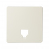 Simon 82 Detail Слоновая кость Накладка розетки ТЛФ 1-ая(мех 75480,75481)