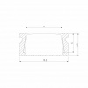 Накладной алюминиевый профиль для светодиодной ленты LL-2-ALP006 Elektrostandard LL-2-ALP006 a041811