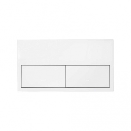 Simon 100 Белый матовый  Кит 2 поста, фронт. 1 рамка «минимум» + 2 клавиши выключателей