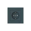 Systeme Electric AtlasDesign Изумруд Розетка с заземлением со шторками, 16А, в сборе, быстрозажим. клем.