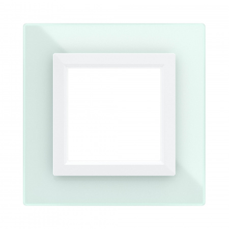 DKC Avanti Светло-зеленый Стекло Рамка 2 модуля