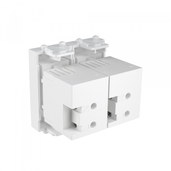 DKC Avanti Белое облако Зарядное устройство USB 2.1А 2 модуля