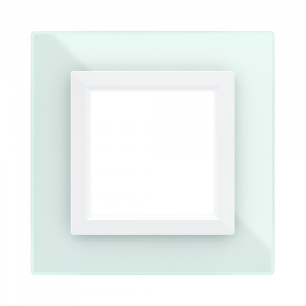 DKC Avanti Светло-зеленый Стекло Рамка 2 модуля