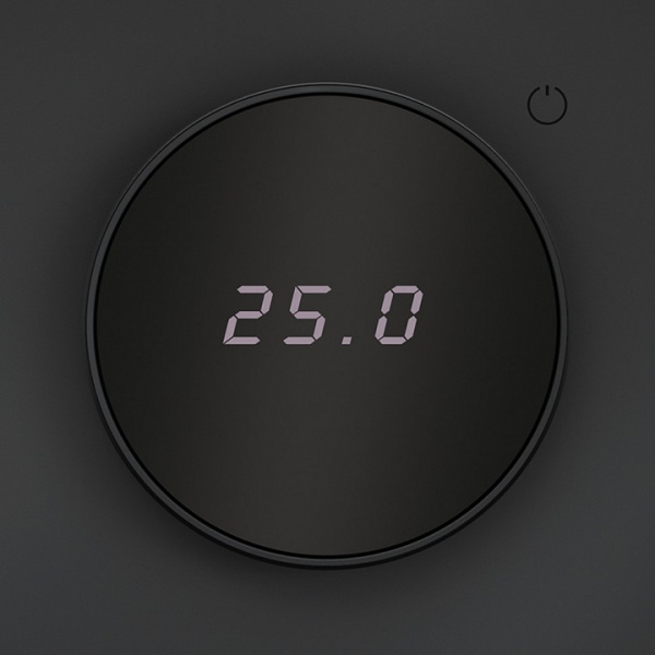 Терморегулятор электронный VOLTUM S70 с индикацией и датчиком, для теплого пола, (графит)