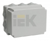 IEK Коробка КМ41245 распаячная для о/п 190х140х120 мм IP44 (RAL7035, 10 гермовводов)