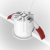 Встраиваемый светильник Downlight DL043-01-10W3K-RD-W Maytoni Alfa
