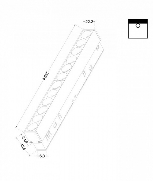 Трековый светильник TR031-2-12W3K-B Maytoni Points