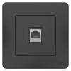 SE Blanca внутр Антрацит Розетка компьютерная RJ45