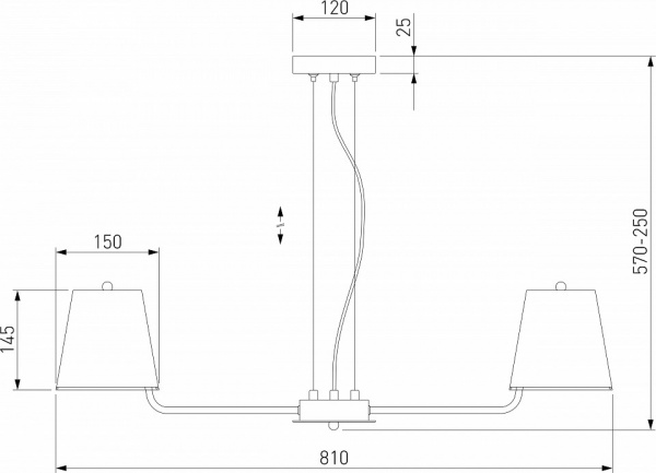 Подвесной светильник 60155/8 хром Eurosvet Amaretto