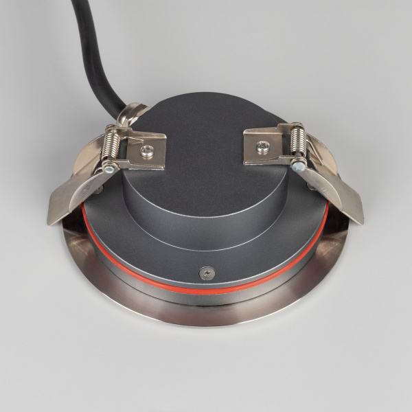 Arlight Светильник ART-GROUND-SLIM-R110-6W Warm3000 (SL, 35 deg, 24V) (IP67 Металл, 3 года)