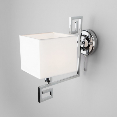 Бра с квадратным абажуром 60115/1 хром Eurosvet Alma