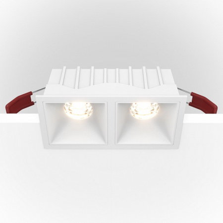 Встраиваемый светильник Downlight DL043-02-10W4K-SQ-W Maytoni Alfa