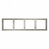 Рамка пластиковая VOLTUM S70 на 4 поста, (кашемир)
