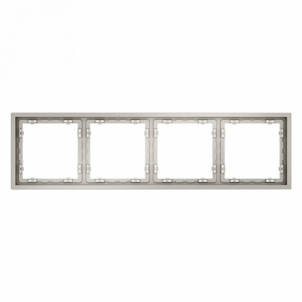 Рамка пластиковая VOLTUM S70 на 4 поста, (кашемир)