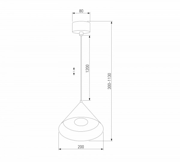 Светильник подвесной светодиодный Conus 13W 4000K черный 50316 LED Elektrostandard Conus a069333 Светильник подвесной светодиодный Conus 13W 4000K черный 50316 LED Elektrostandard Conus a069333