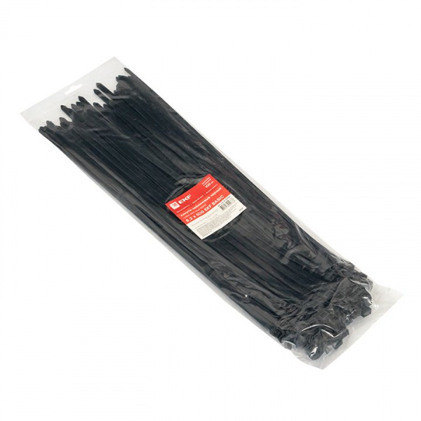 EKF Basic Хомут нейлоновый черный (8,2х500) (100шт.)